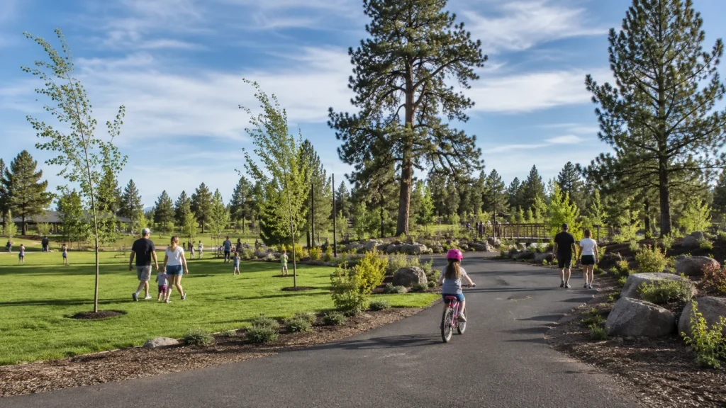 Discovery Park and trail access near NorthWest Crossing Bend Oregon