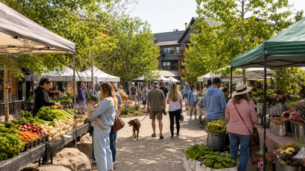 NorthWest Crossing Saturday Farmers Market and community events in Bend Oregon