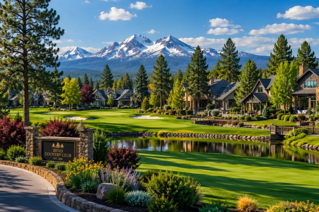Bend Golf and Country Club area with established homes mature trees and golf course setting